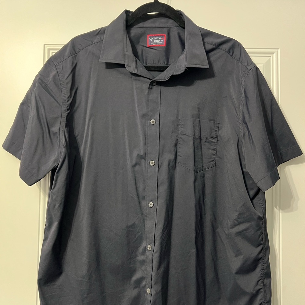 UNTUCKit Performance Short-Sleeve Gironde Shirt - Black